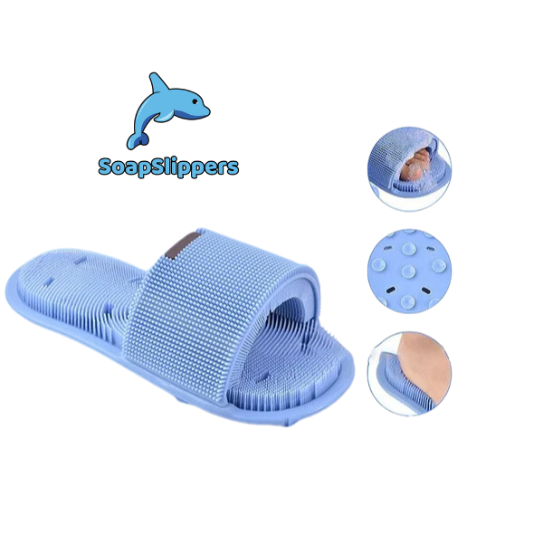 Side Profile of Blue SoapSlipper