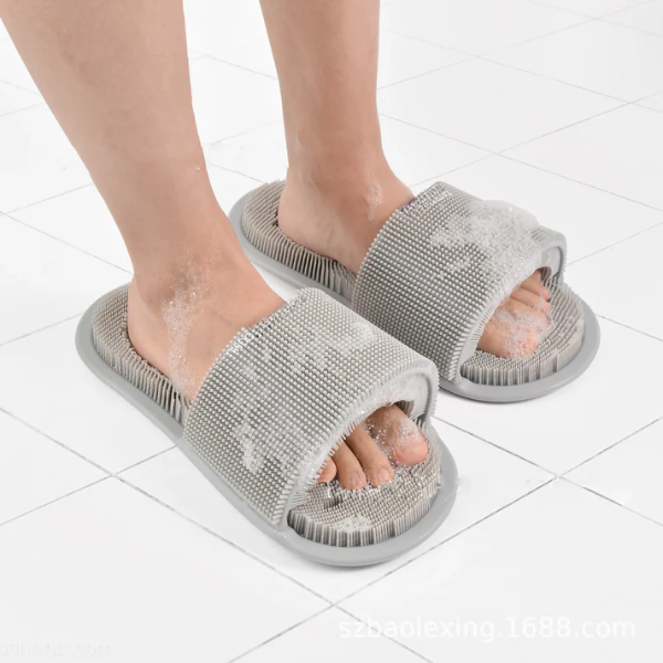 Soap Foot Scrubber Shower Grey